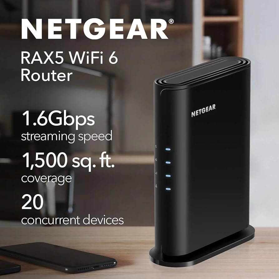 Amazon.com: NETGEAR AX1600 4-Stream Dual-Band Wi-Fi 6 Router